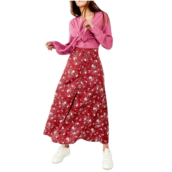 NWT Free People Button Down Sammy Skirt - Picture 2 of 7